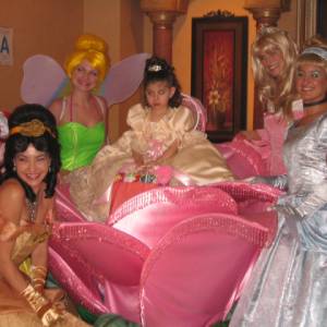 Pink Flower Carriage